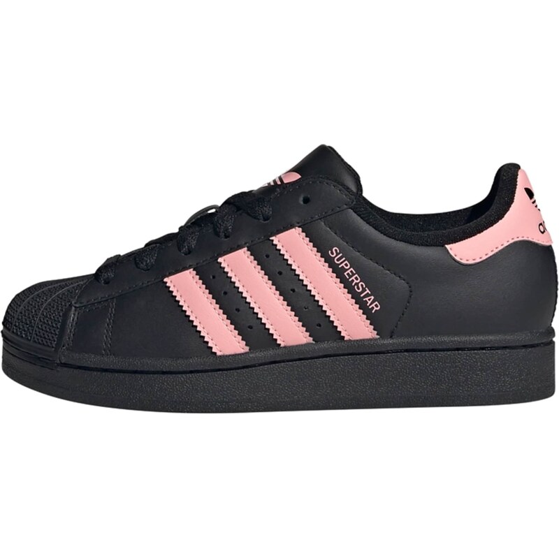 ADIDAS ORIGINALS Tenisky Superstar II růžová / černá