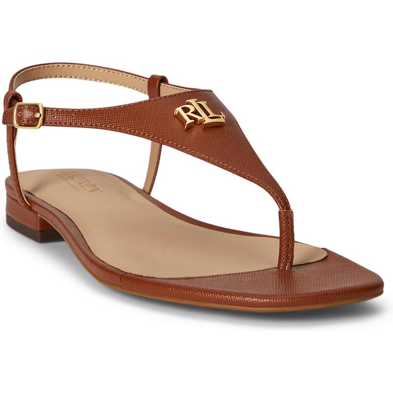 Lauren Ralph Lauren Žabky EVERLEY hnědá