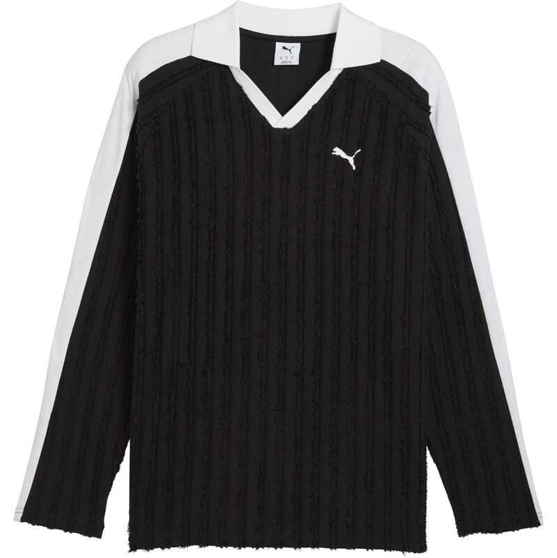 PUMA Tričko T7 černá / bílá