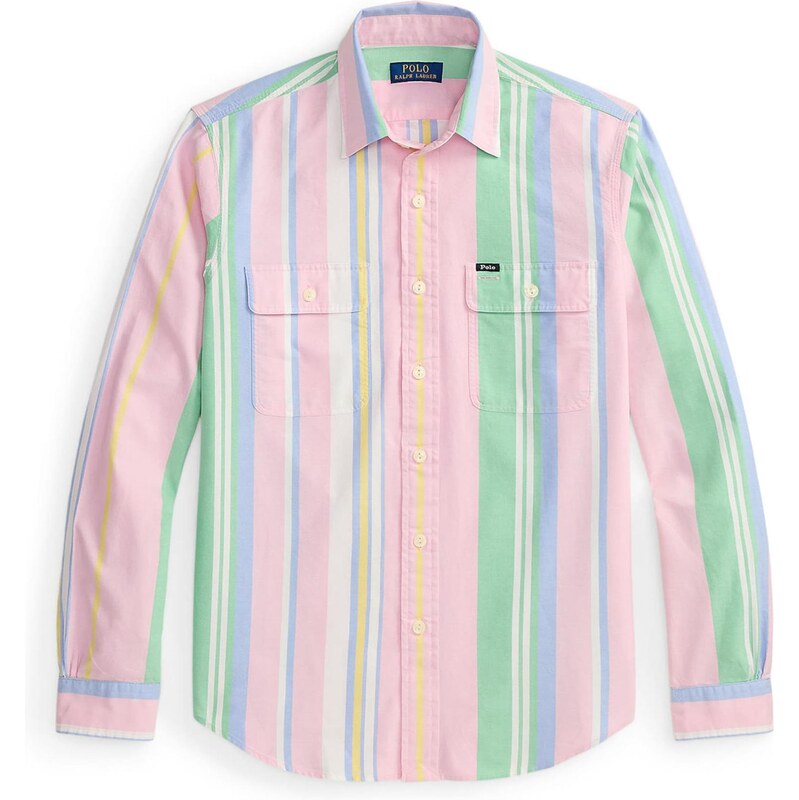 Polo Ralph Lauren Košile OXFORD nebeská modř / žlutá / světle