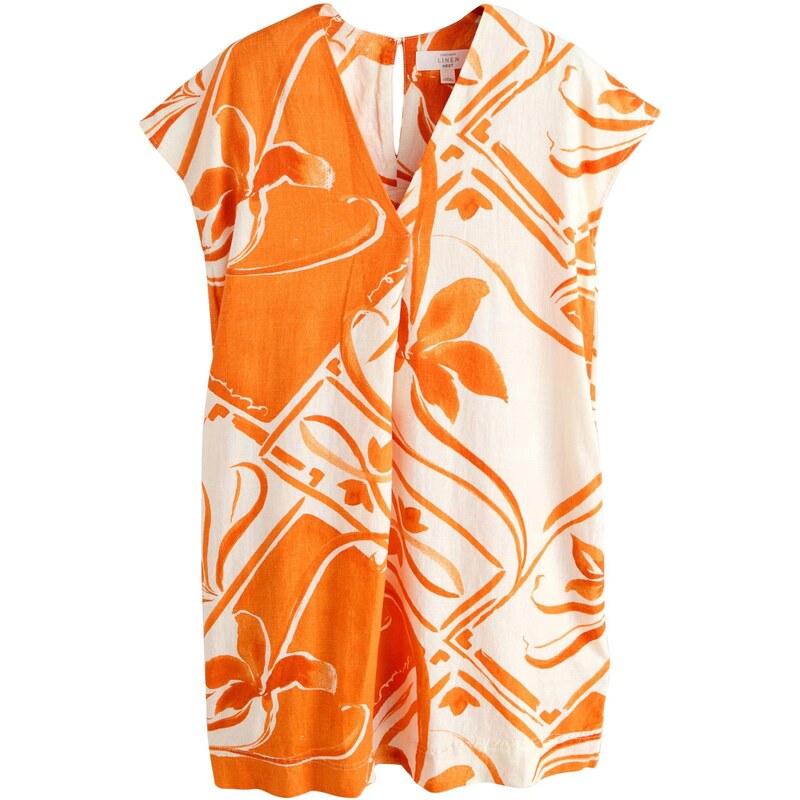 Next Šaty oranžová / broskvová / svítivě oranžová
