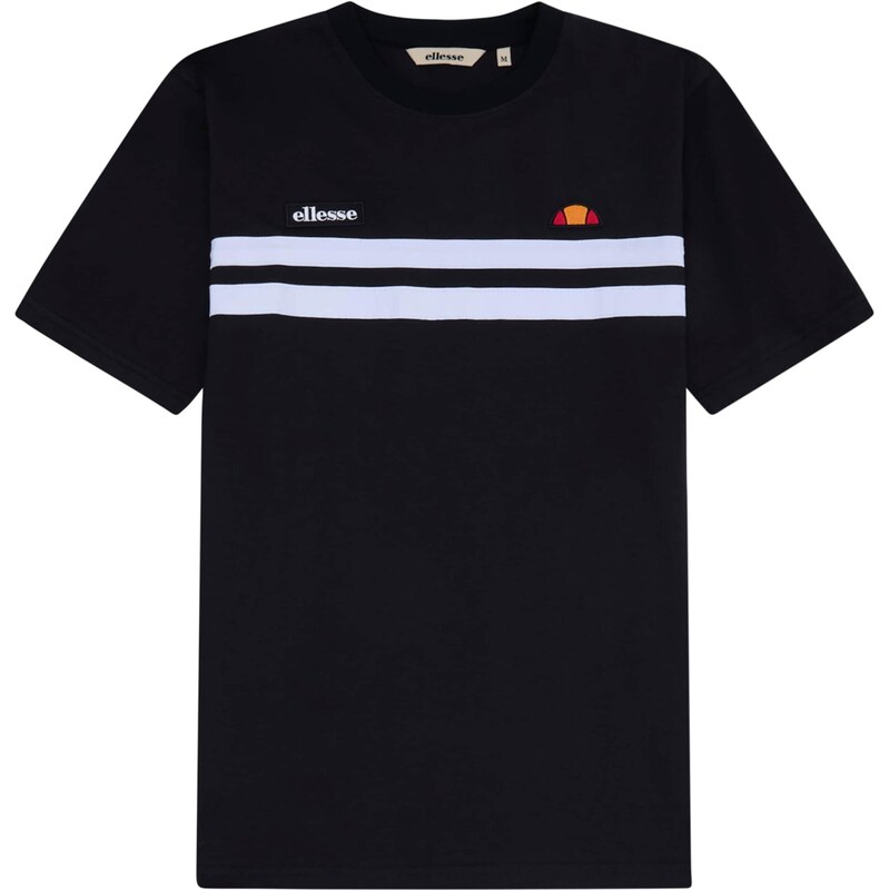 ELLESSE Tričko Venire černá / bílá