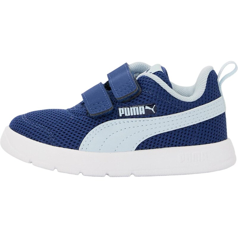 PUMA Tenisky Courtflex V3 pastelová modrá / tmavě modrá