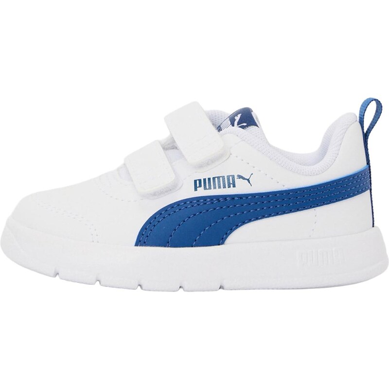 PUMA Tenisky Courtflex V3 enciánová modrá / bílá