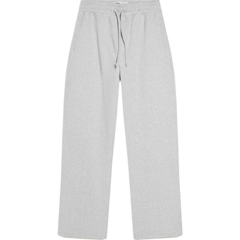 Bershka Kalhoty šedá