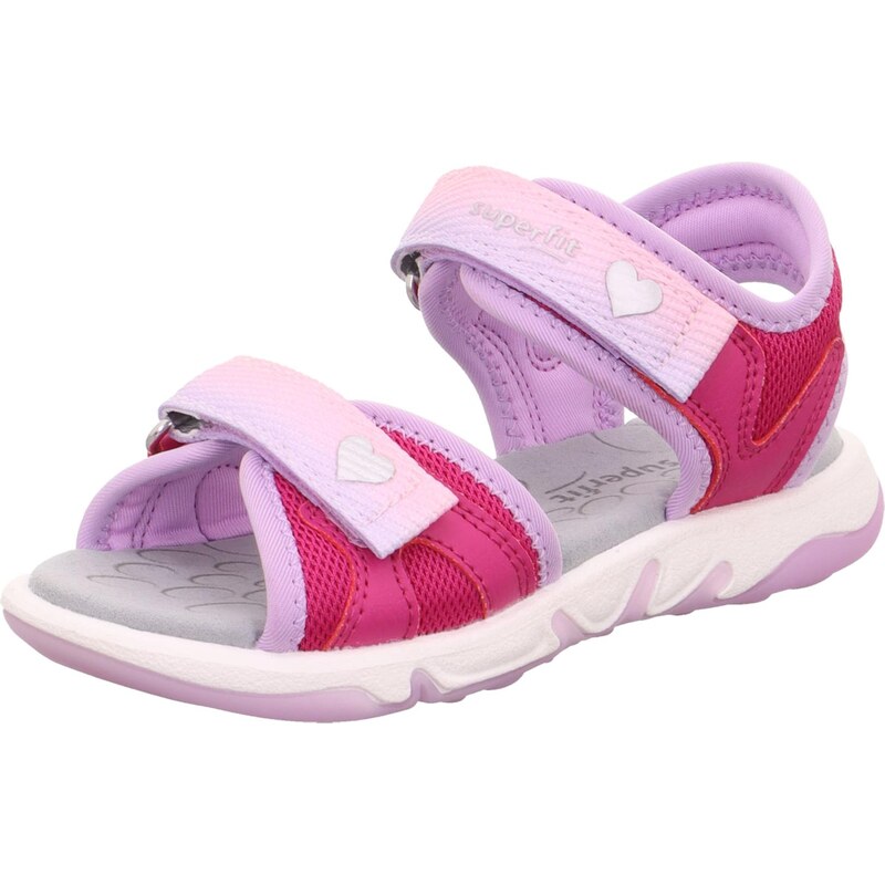 SUPERFIT Sandály PEBBLES lenvandulová / růžová / magenta