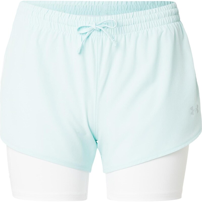 UNDER ARMOUR Sportovní kalhoty Velociti Pro mátová / bílá