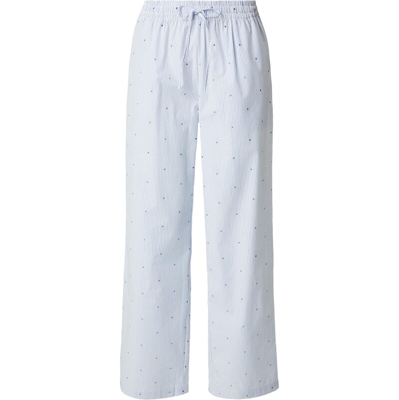 Hunkemöller Pyžamové kalhoty námořnická modř / světlemodrá /