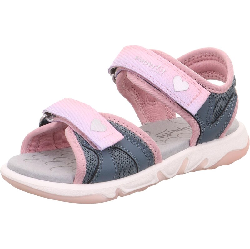SUPERFIT Sandály Pebbles opálová / světle růžová