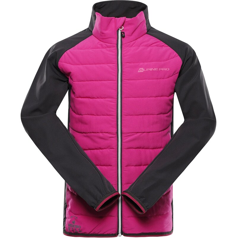 ALPINE PRO - GERLO DĚTSKÁ BUNDA S MERINO VÝPLNÍ