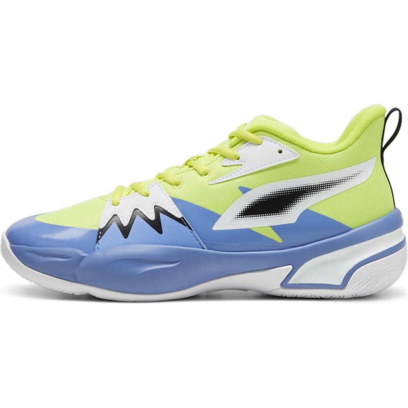 PUMA Sportovní boty Genetics modrá / zelená / černá / bílá