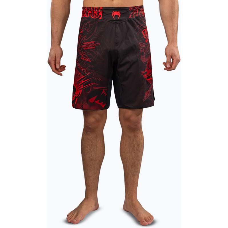 Pánské tréninkové šortky Venum Wolf Atak Fightshorts black/red