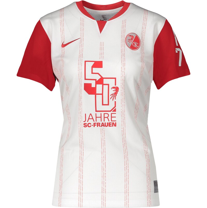 NIKE Trikot SC Freiburg merlot / bílá
