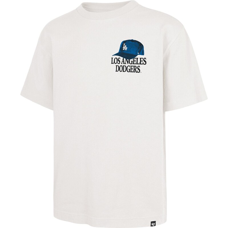 47 Brand Tričko MLB Los Angeles Dodgers režná / modrá / černá /