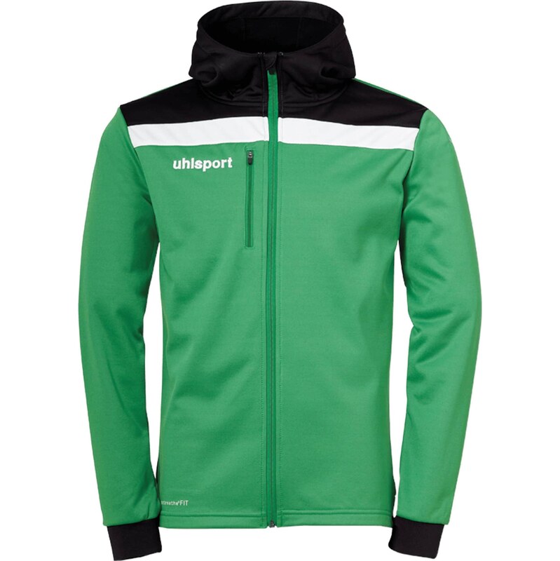 UHLSPORT Sportovní bunda Offense 23 zelená / černá / bílá