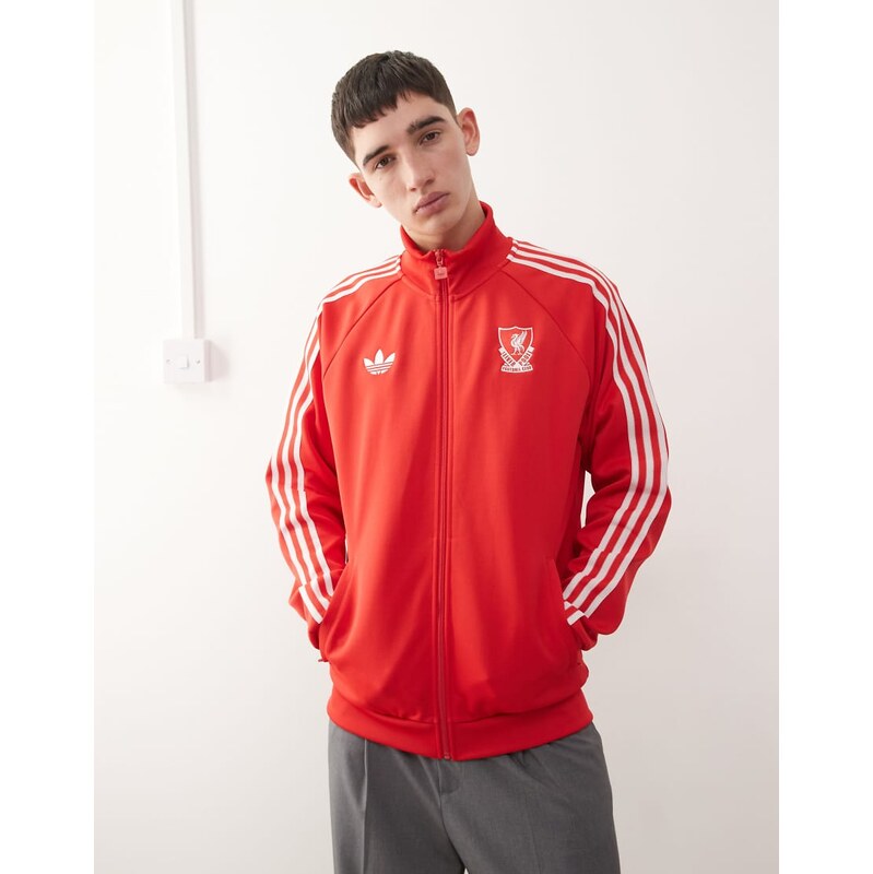 adidas performance adidas Football Liverpool full zip jacket in