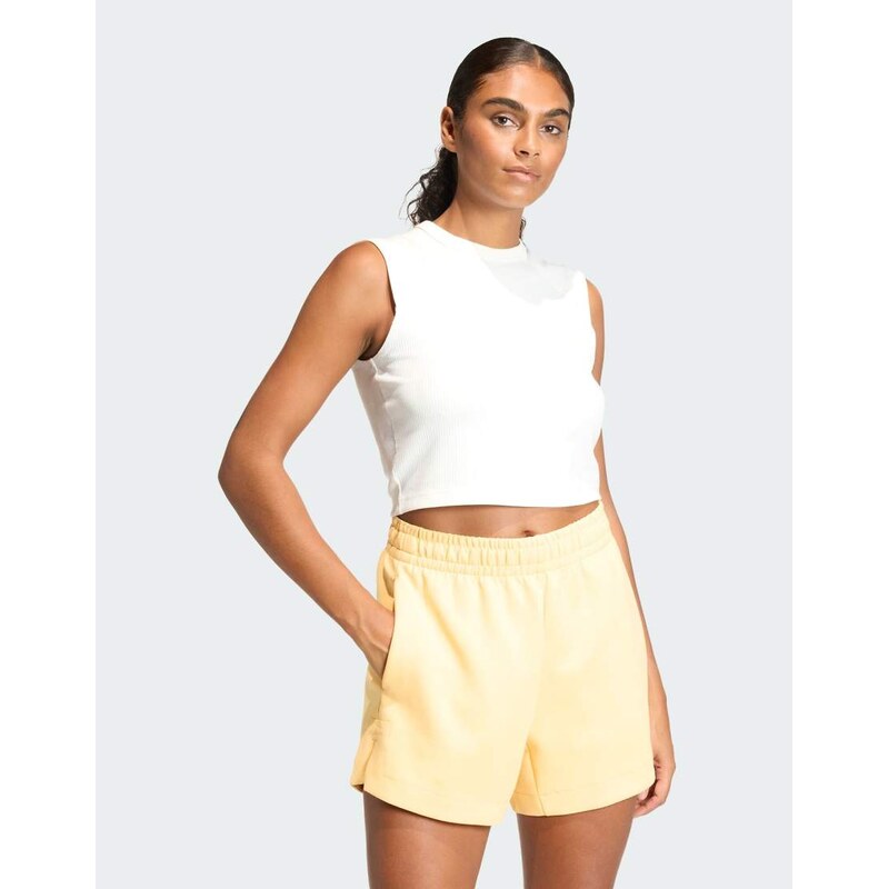 adidas performance All szn rib tank top in off white 115087600
