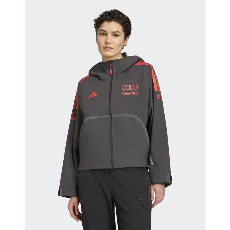 adidas performance Audi formula one team mechanics rain jacket