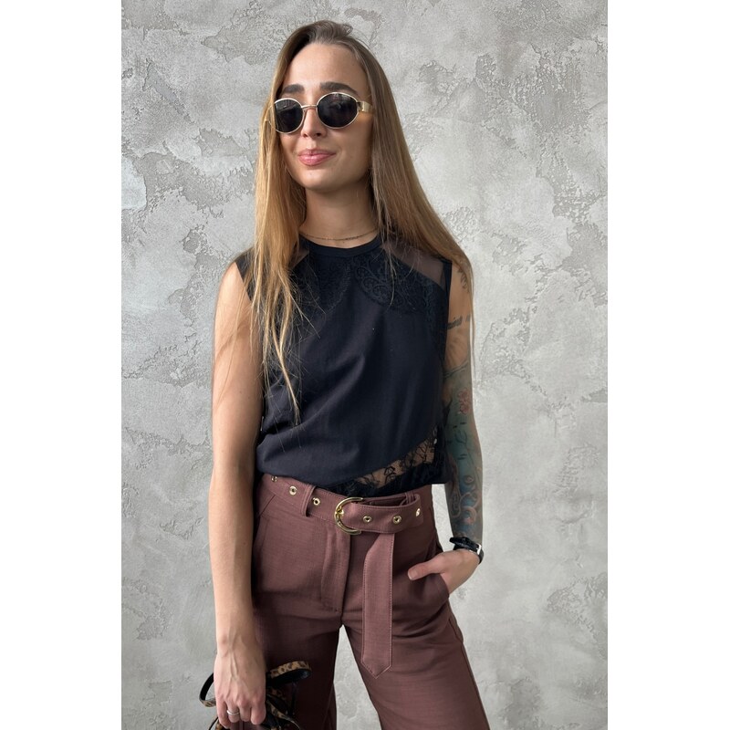 Dámský top PINKO MOLLY TANK 106291A335Z99 černý
