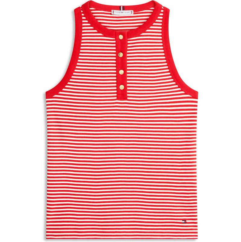 TOMMY HILFIGER Top červená / offwhite