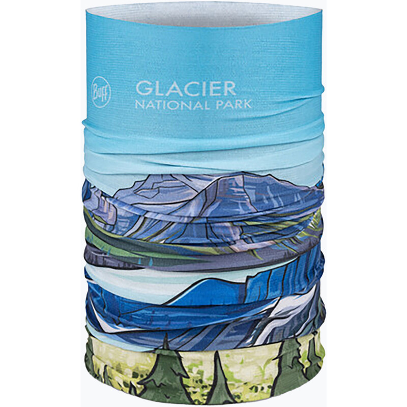 Multifunkční šátek BUFF Coolnet UV National Parks glacier