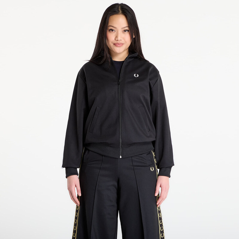 Mikina FRED PERRY Taped Track Jacket Black 40 113065941