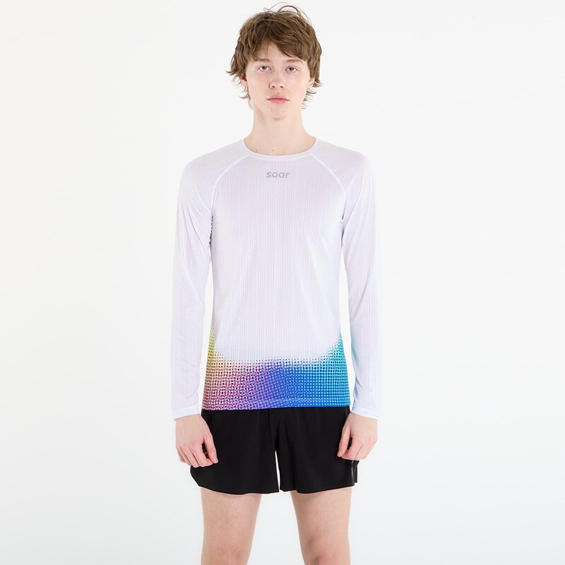 SOAR Running Tílko SOAR Race Base White/ Tropical Dot M