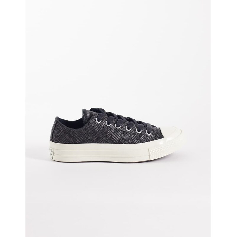 Converse Chuck 70 Ox suede trainers in black snake print 113534216