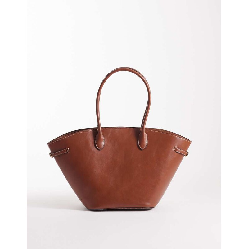 Mango bucket bag in tan-Brown 113534294