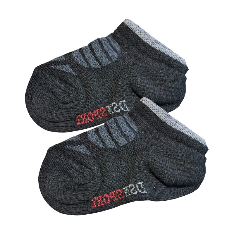 80-92,-Chl. kotníkové ponožky proužek Design Socks -černá barva 61136643
