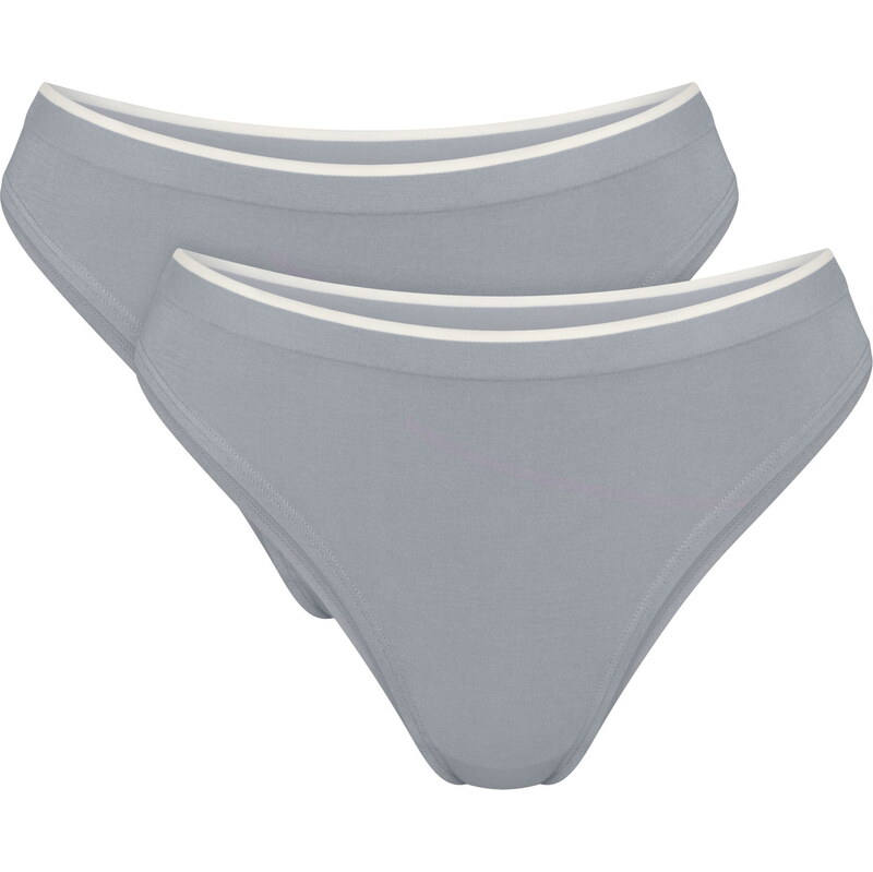 Dámské kalhotky SLOGGI GO SENSE HIGH LEG 2PACK - CHROME
