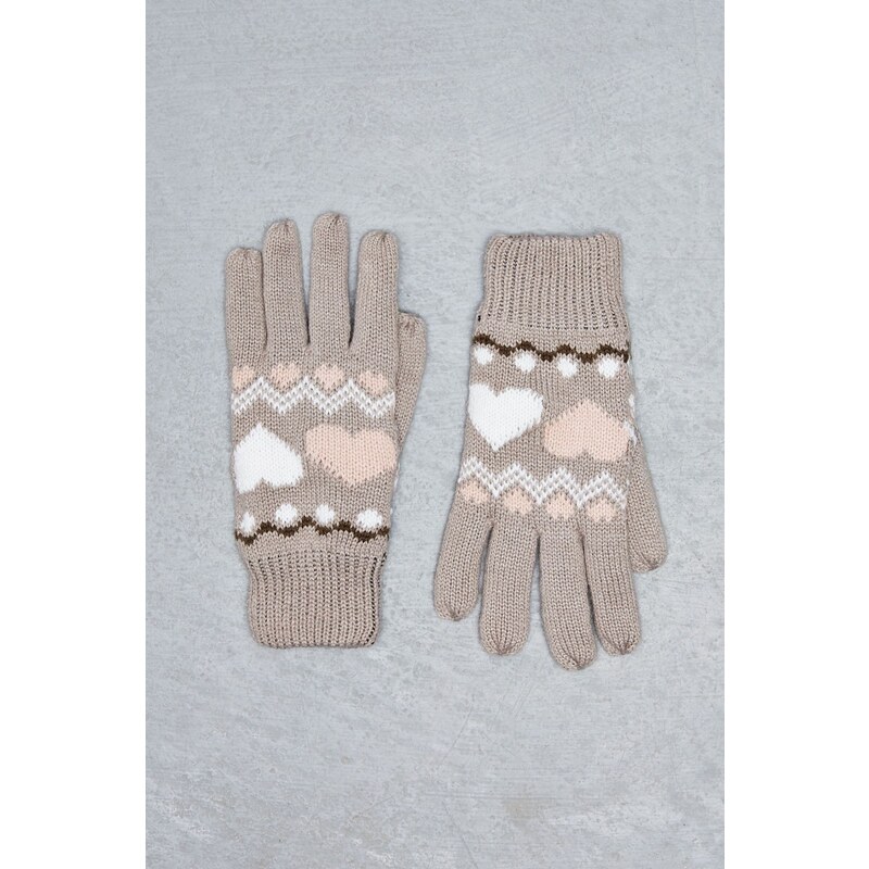 Moodo Rukavice dámské pletené prstové