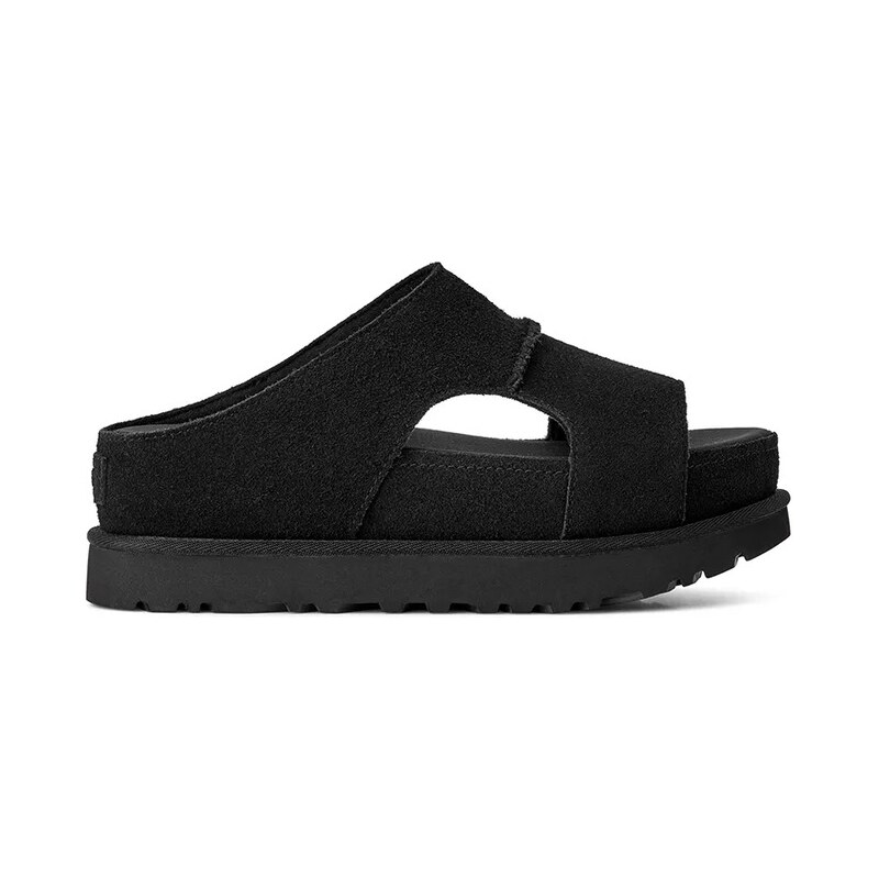 Semišové pantofle UGG W Goldenstar Hi Cutout Slide 113535168