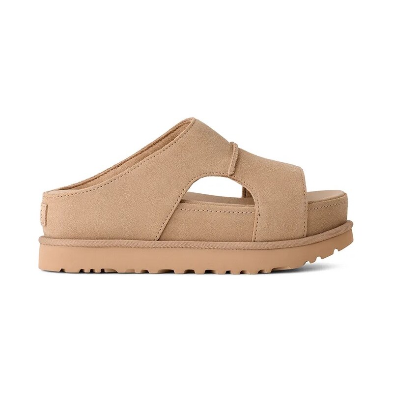 Semišové pantofle UGG W Goldenstar Hi Cutout Slide 113535171