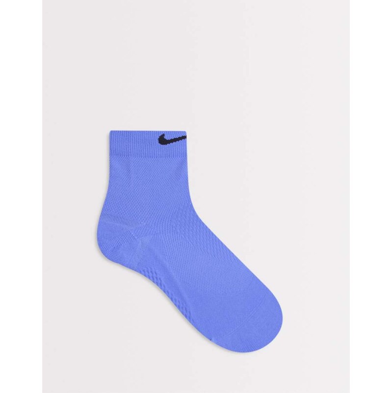 Nike Running 1 pack swoosh crew socks in blue