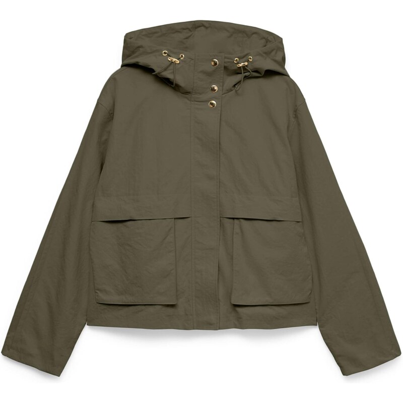 Vero Moda Petite Přechodová parka olivová