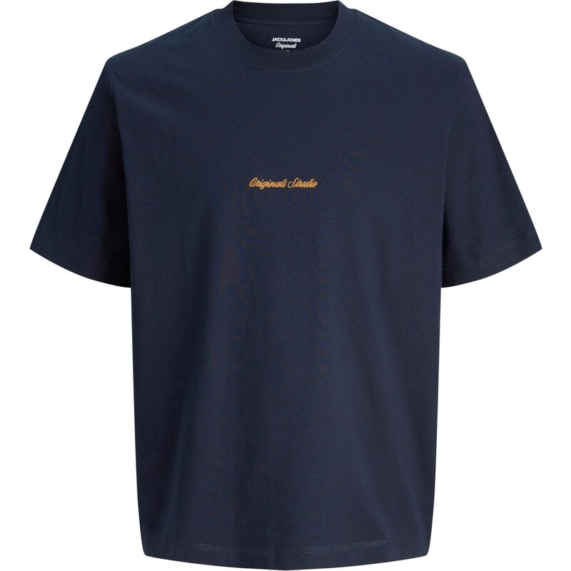 Jack & Jones Junior Tričko JORNORREBRO noční modrá / oranžová