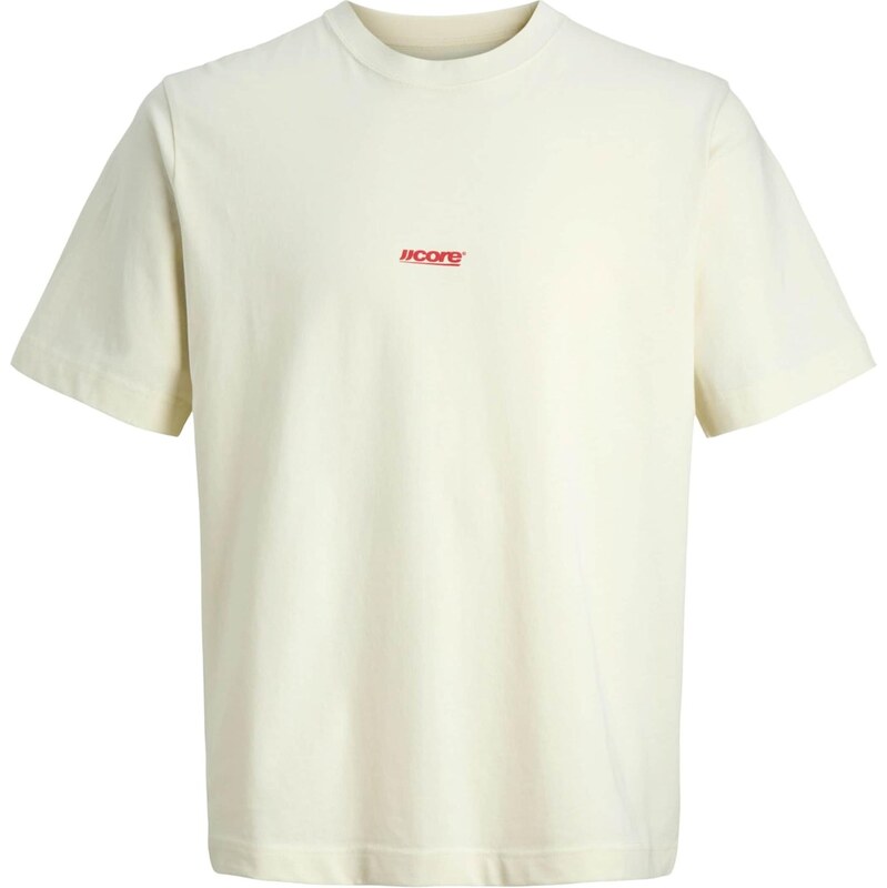Jack & Jones Junior Tričko JCOCLUB pastelově žlutá / červená