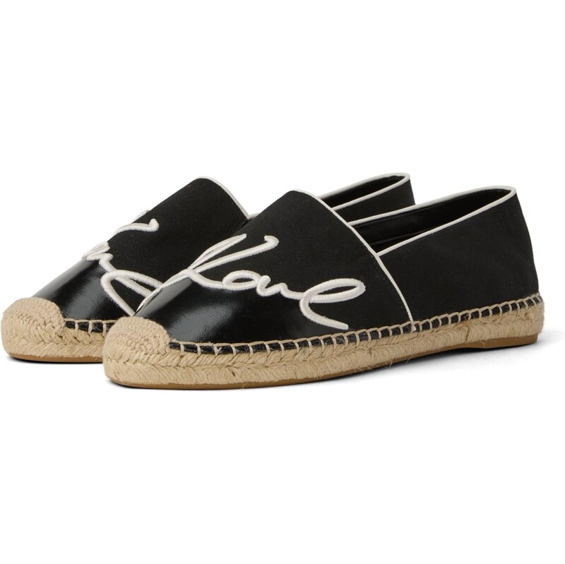 Karl Lagerfeld Espadrilky  KAMINI SLIP ON  černá