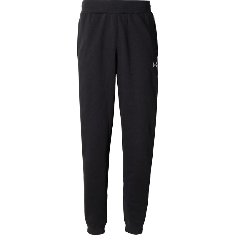 UNDER ARMOUR Sportovní kalhoty světle šedá / černá