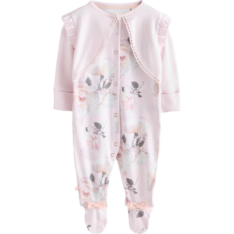 Baker by Ted Baker Pyžamo tělová / zelená / pastelově růžová / bílá 113541589