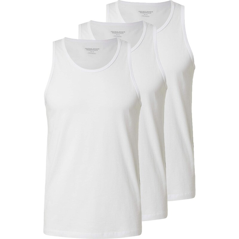 JACK & JONES Tričko bílá / offwhite