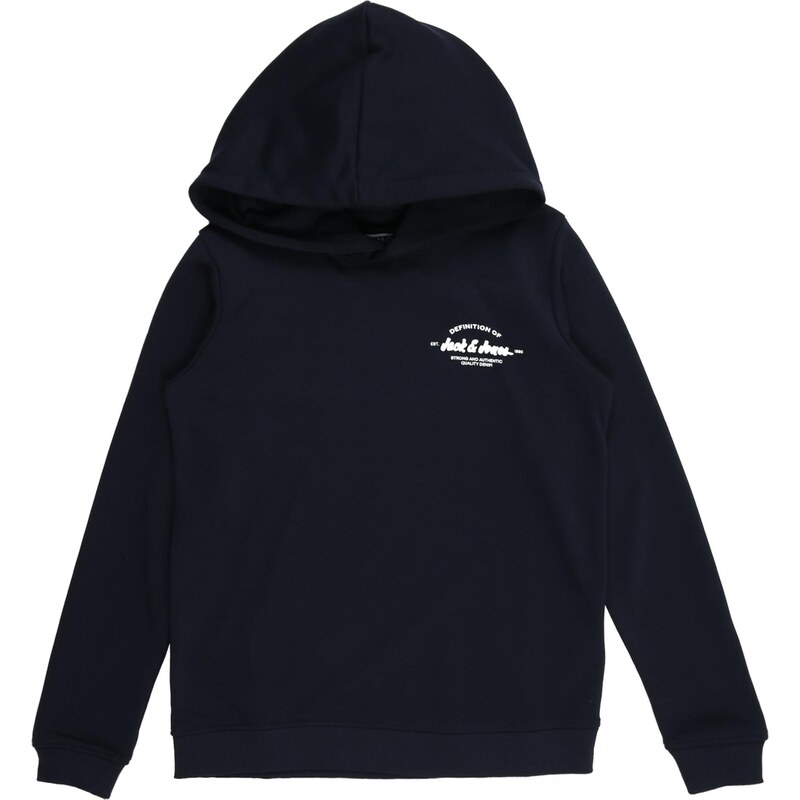 Jack & Jones Junior Mikina JJBRANDON námořnická modř / bílá