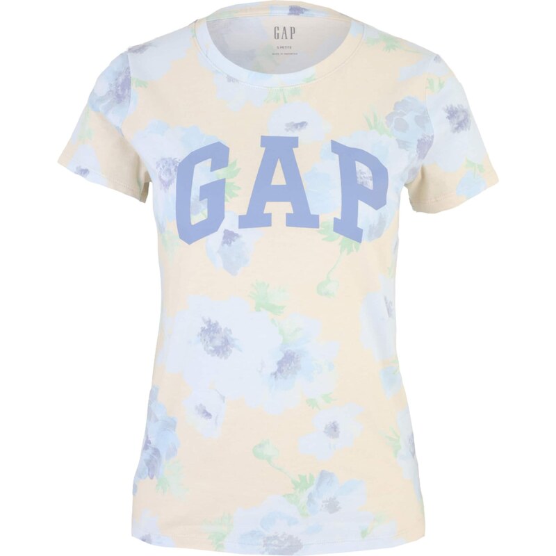 Gap Petite Tričko CLASSIC krémová / modrá / pastelová modrá /