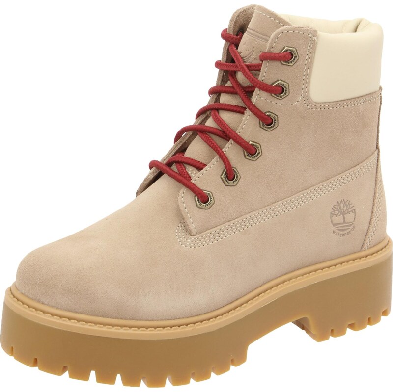 TIMBERLAND Šněrovací kozačky STONE STREET šedobéžová 113542207