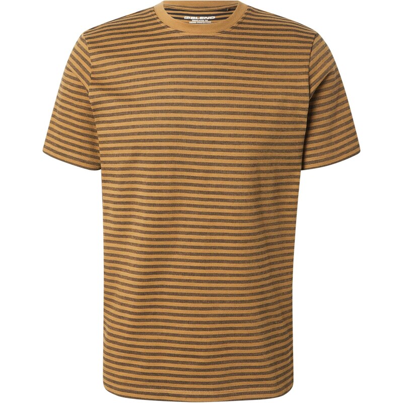 BLEND Tričko BHKADEK hnědá / sépiová
