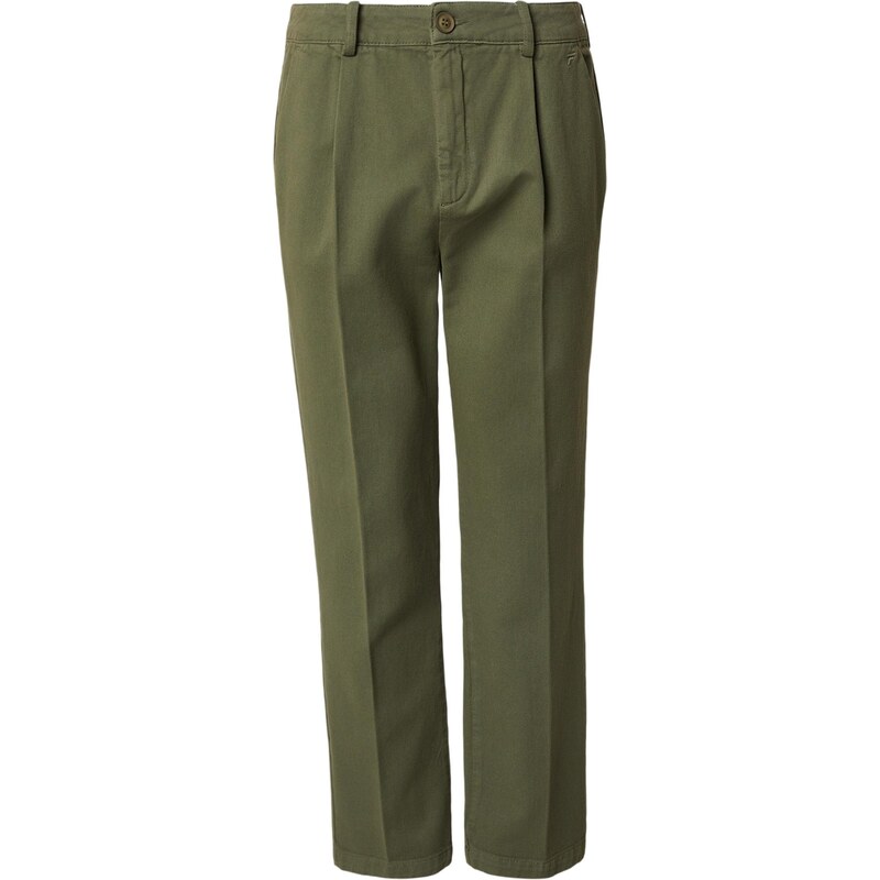 DAN FOX APPAREL Kalhoty s puky Jannek zelená