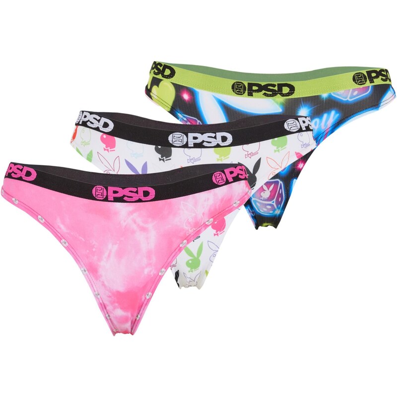 PSD Tanga Summer marine modrá / pink / bílá