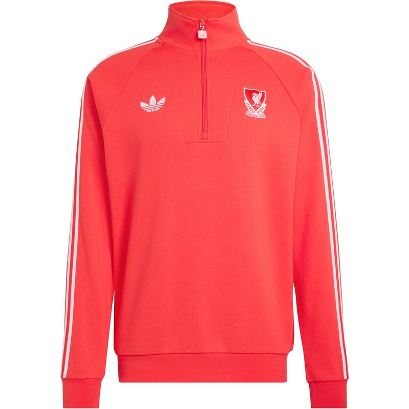 ADIDAS PERFORMANCE Sportovní mikina LFC světle červená / bílá