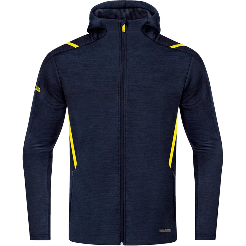 JAKO Sportovní bunda noční modrá / svítivě žlutá